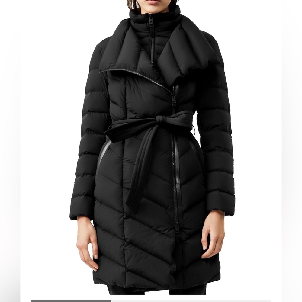 NWT Mackage Ilena Down Jacket. Black, Sz Med. Great Luxury Gift for the Holidays